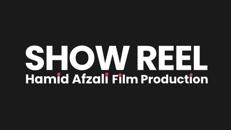 Vorschaubild für das Showreel 2026 von Hamid Afzali Filmproduktion Karlsruhe. Szenen aus Imagefilmen, Recruiting-Videos und Videomarketing-Projekten.